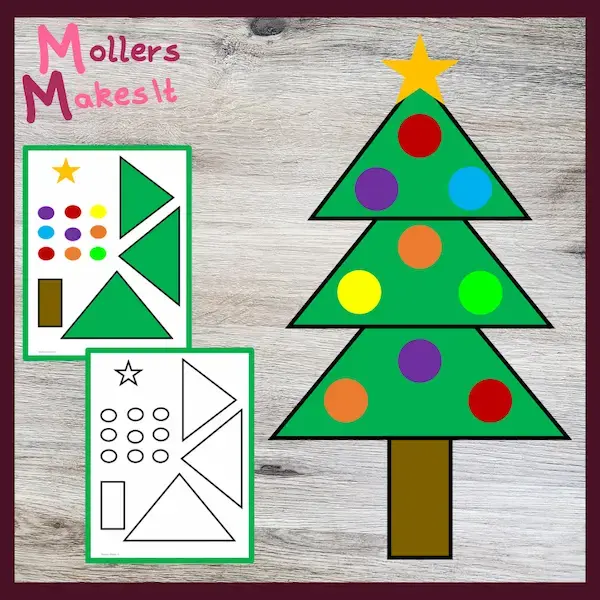 Christmas Tree Craft Template Mollers Makes It Christmas Tree Craft Template Mollers Makes It