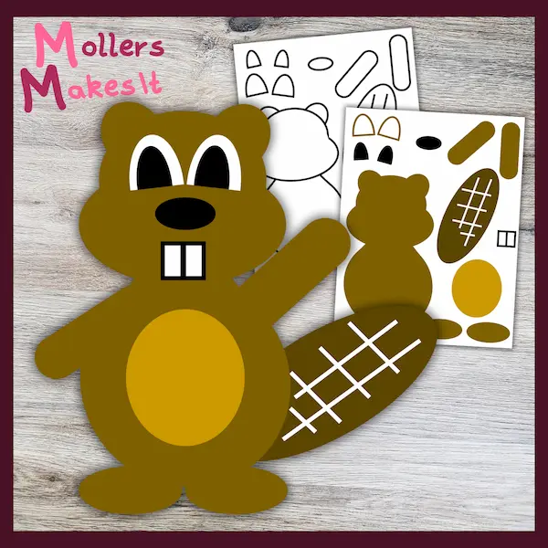 Brilliant Beaver Craft Template - Mollers Makes It