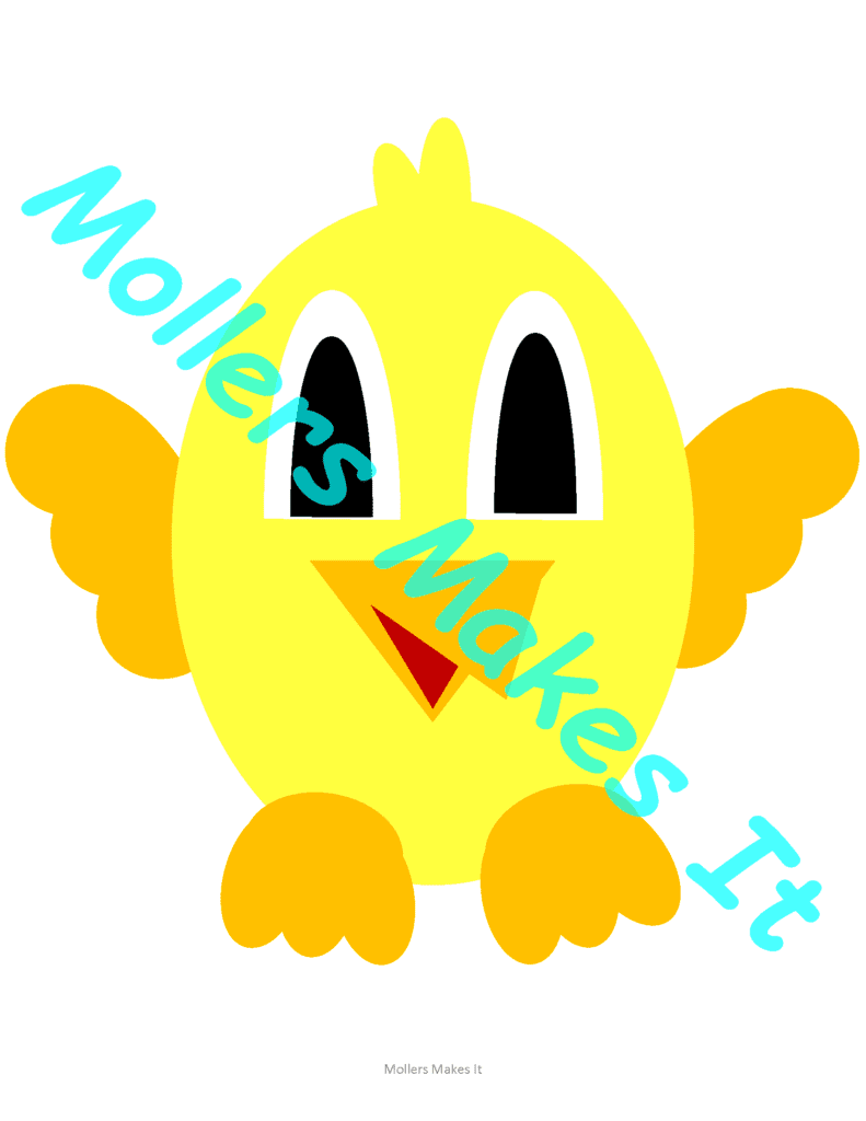 Bunny Head Craft Template, Cut And Glue - Mollers Makes It
